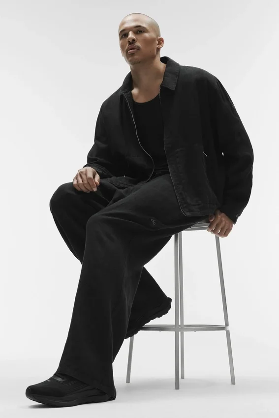 Linen Days Straight Leg Pant - Black