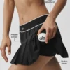 Low-Rise Amp It up Tennis Skirt - Black