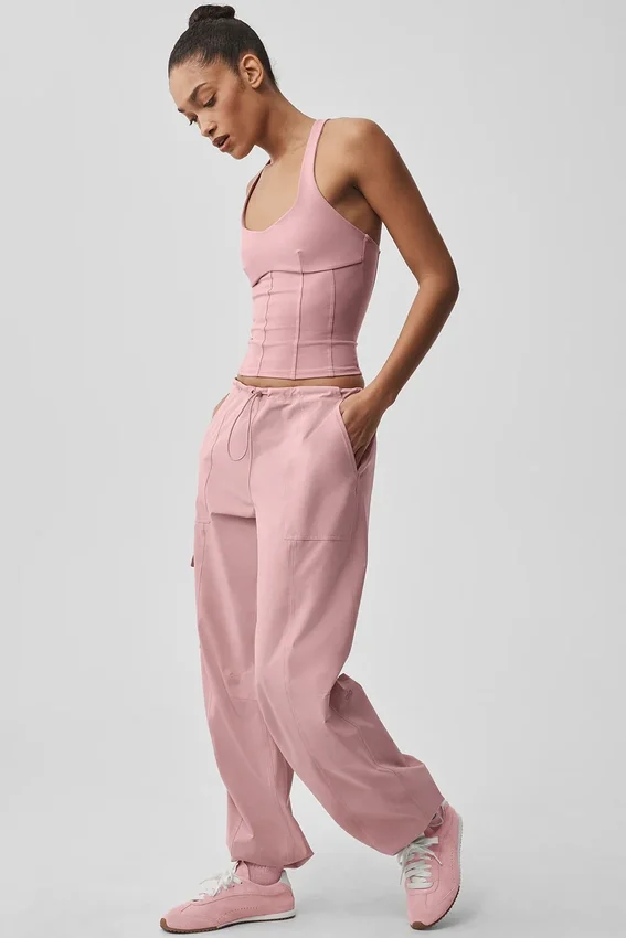 Low Rise Megastar Cargo Pant - Vintage Pink