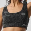 Marl Sweater Bra - Black Marl