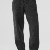Marl Sweater Pant - Black Marl