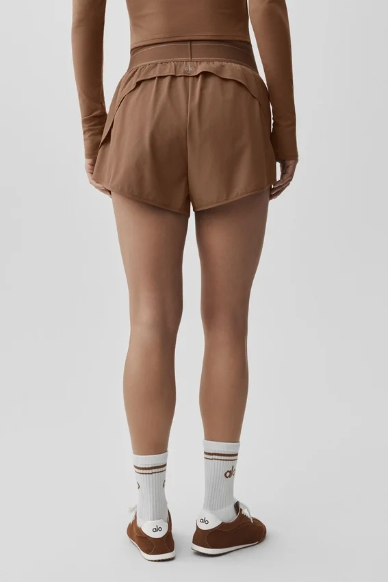 Match Point Short - Sun Kissed Brown