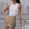 Match Point Tennis Skirt - Gravel