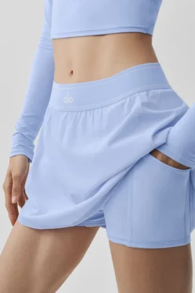 Match Point Tennis Skirt – Light Provence Blue