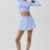 Match Point Tennis Skirt - Light Provence Blue