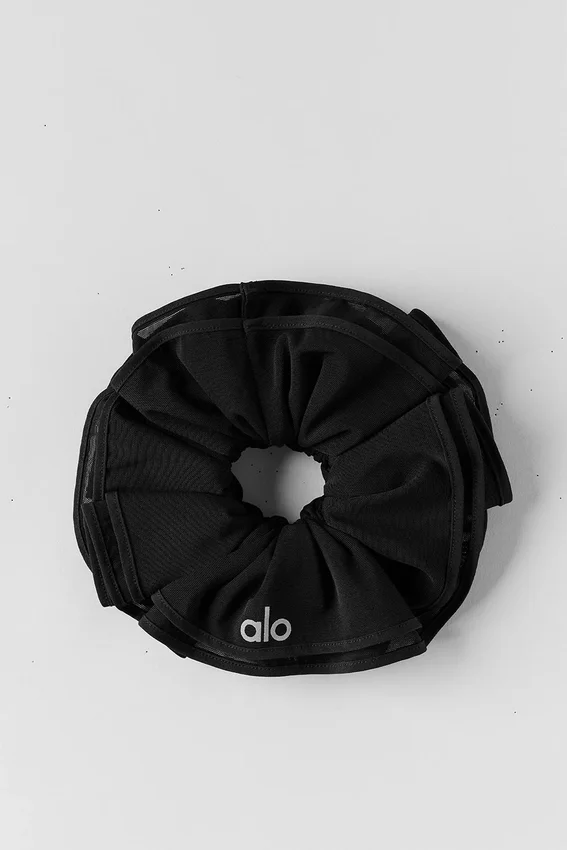 Mesh Sweet Nothing Oversize Scrunchie - Black