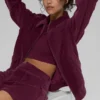 Micro Corduroy on Duty Jacket - Burgundy