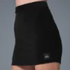 Micro Corduroy Winter Break Mini Skirt - Black