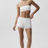 Airbrush Bandeau Bra - White