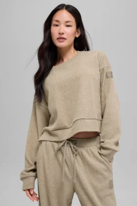 Muse Crew Neck Pullover – Gravel Heather