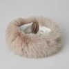 Opulent Faux Fur Wintersun Headband - Oat