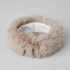 Opulent Faux Fur Wintersun Headband - Oat