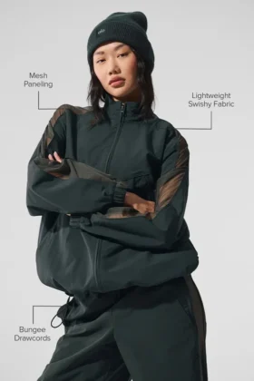 Origin Full-Zip Track Jacket – Charcoal Green