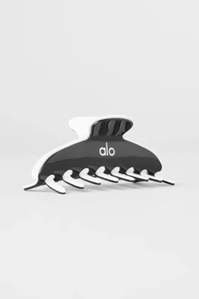 Outline Claw Clip – Black/White