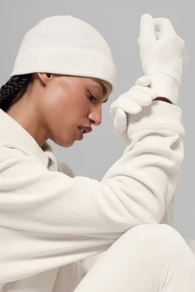 Performance Fleece Glove – Ivory/Ivory