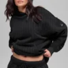 Pinstripe Hoodie - Black Pinstripe