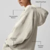 Pinstripe Hoodie - Bone Pinstripe