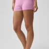 Pointelle Sweater Be Mine Hot Short - Candy Heart Pink