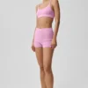 Pointelle Sweater Be Mine Hot Short - Candy Heart Pink