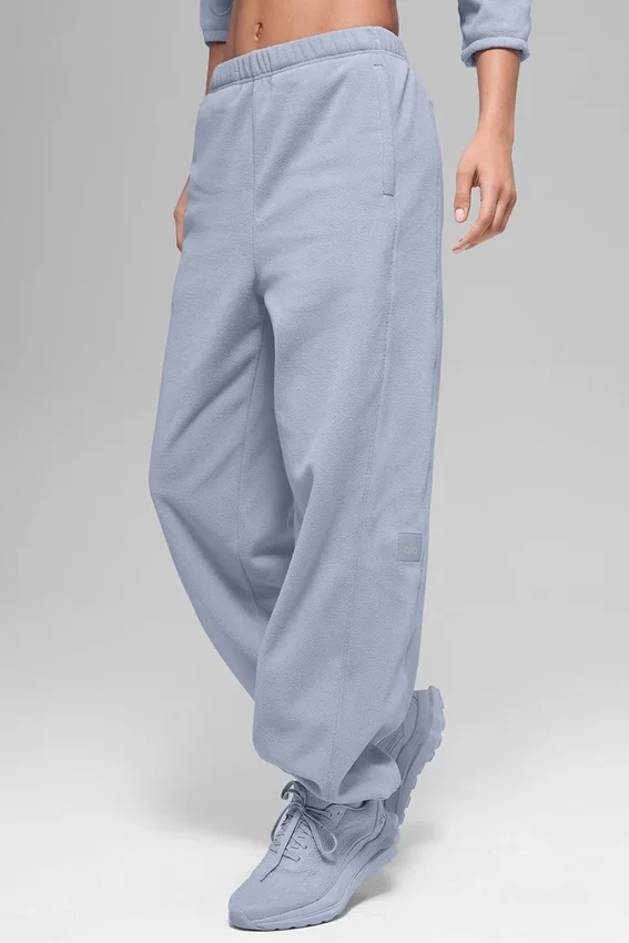 Polar Fleece High-Waist Retreat Jogger - Winter Frost