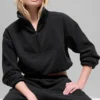 Polar Fleece Retreat Cover up - Black