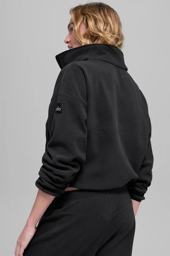 Polar Fleece Retreat Cover up - Black