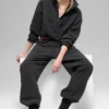Polar Fleece Retreat Cover up - Black