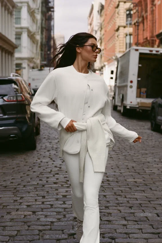 Polar Fleece Take Note Jacket - Ivory