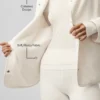 Polar Fleece Take Note Jacket - Ivory