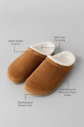Recovery Slipper – Saddle/Ivory