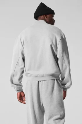Renown Varsity Jacket – Athletic Heather Grey