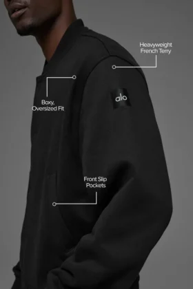 Renown Varsity Jacket – Black