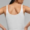 Ribbed Prosper Tank - White