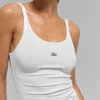 Ribbed Prosper Tank - White