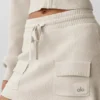 Scholar Knit Cargo Skirt - Oatmeal Heather