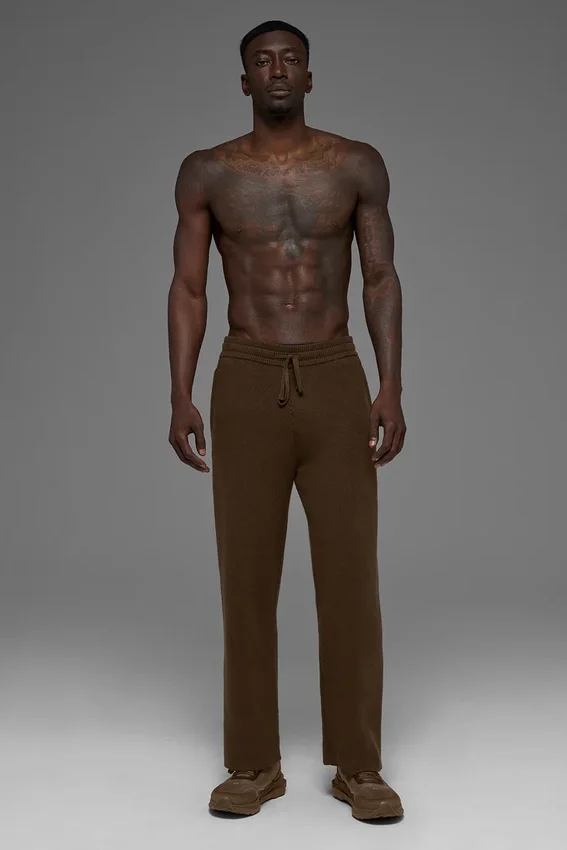 Scholar Straight Leg Sweatpant - Espresso