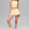 Seamless Delight High Neck Bra - Candlelight Yellow