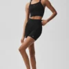 Seamless Ribbed Favorite Bra Tank - Black