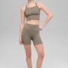 Seamless Ribbed Favorite Bra Tank - Light Cocoa