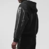 Select Hooded Bomber Jacket - Black