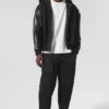 Select Hooded Bomber Jacket - Black