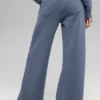 Serenity Wide Leg Sweatpant - Bluestone