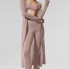 Sheer Cashmere Long Cardigan - Taupe