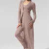 Sheer Cashmere Long Cardigan - Taupe