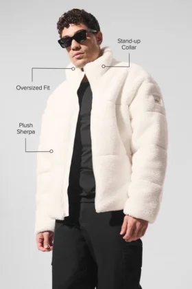 Sherpa Stage Puffer – Ivory