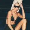 Silk Blend Radiance Bra - Black
