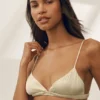 Silk Blend Radiance Bra - Sandy Beige