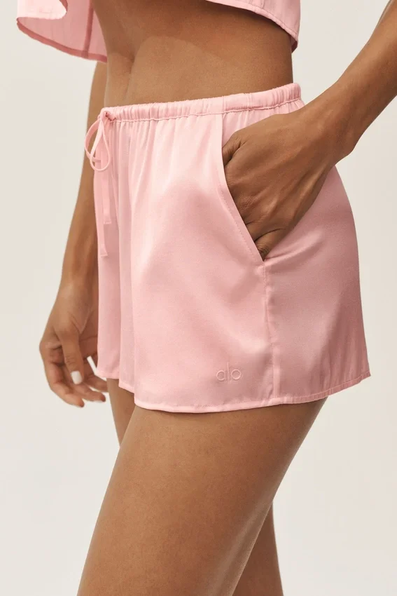 Silk Blend Radiance Short - Sundrenched Pink