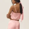 Silk Blend Radiance Tank - Sundrenched Pink