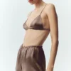 Silk Luminous Bra - Alpine Cocoa